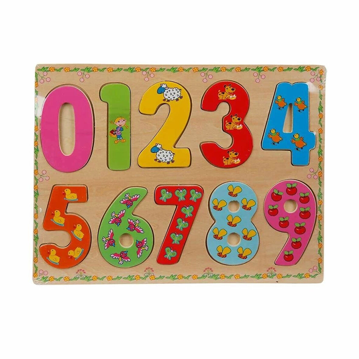 Eğitici Oyuncak  5215 -Wooden Puzzle Numbers 10 Parça