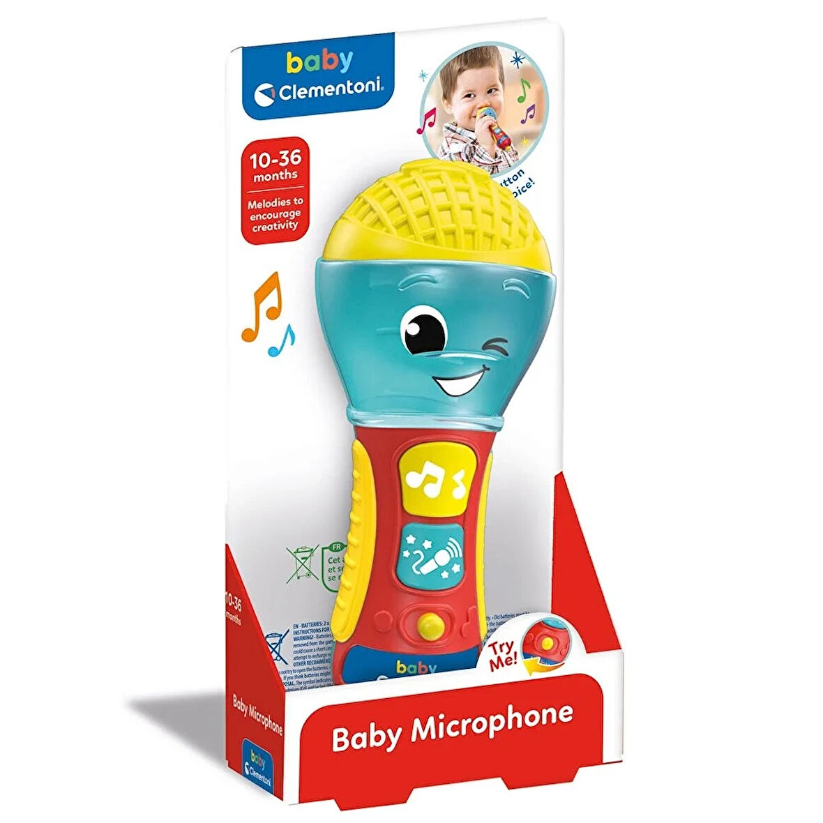 Eğitici Oyuncak  Baby Clementoni Bebek Mikrofonu 17913