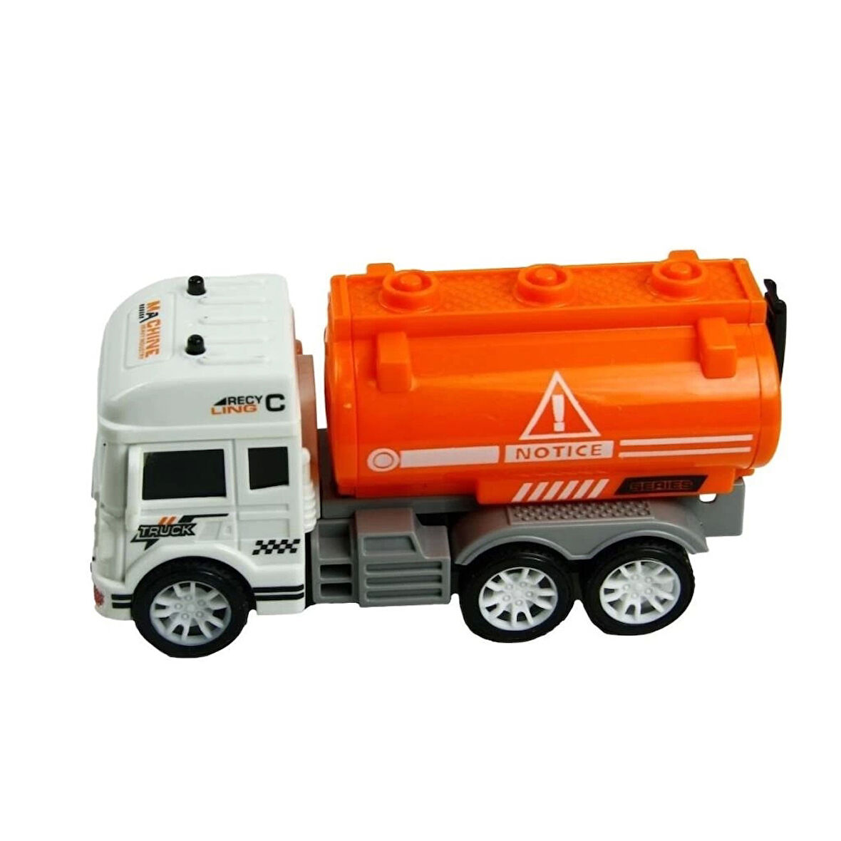 Eğitici Çocuk Oyuncak JW567-006 -Vardem Sürtmeli 6 Asorti  Kamyon İş Araçları 1:32