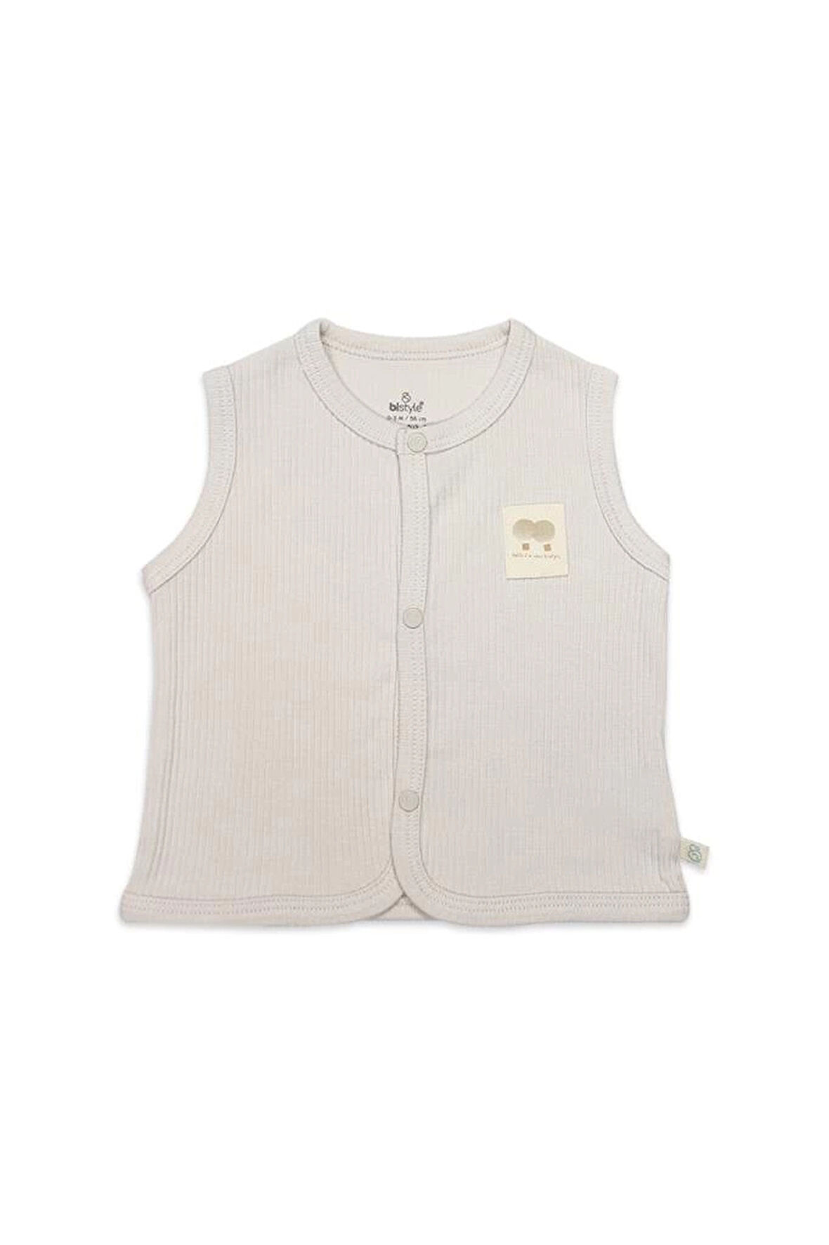 Eğitici Çocuk Bistyle Modal Flying Balloons Bebek Yelek BS18110 Bej