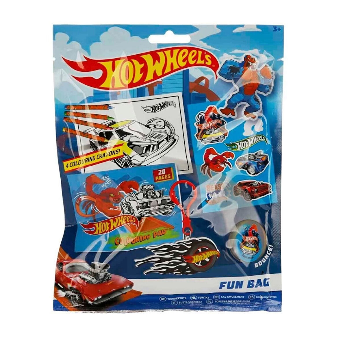 Eğitici Çocuk Hot Wheels Eğlence Paketi