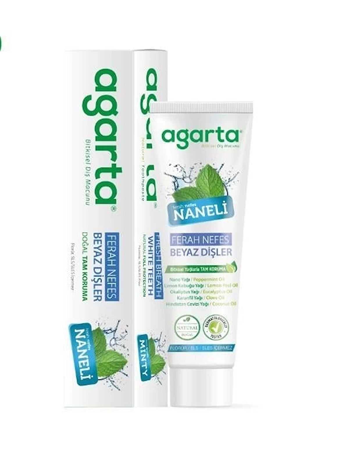 Eğitici Çocuk Agarta Doğal Diş Macunu 100 ml Nane Özlü