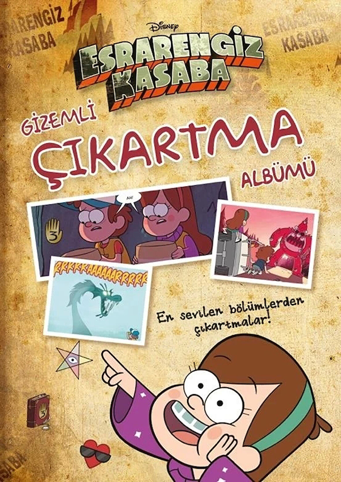 Çocuk Disney Esrarengiz Kasaba Gizemli Çıkartma Albümü