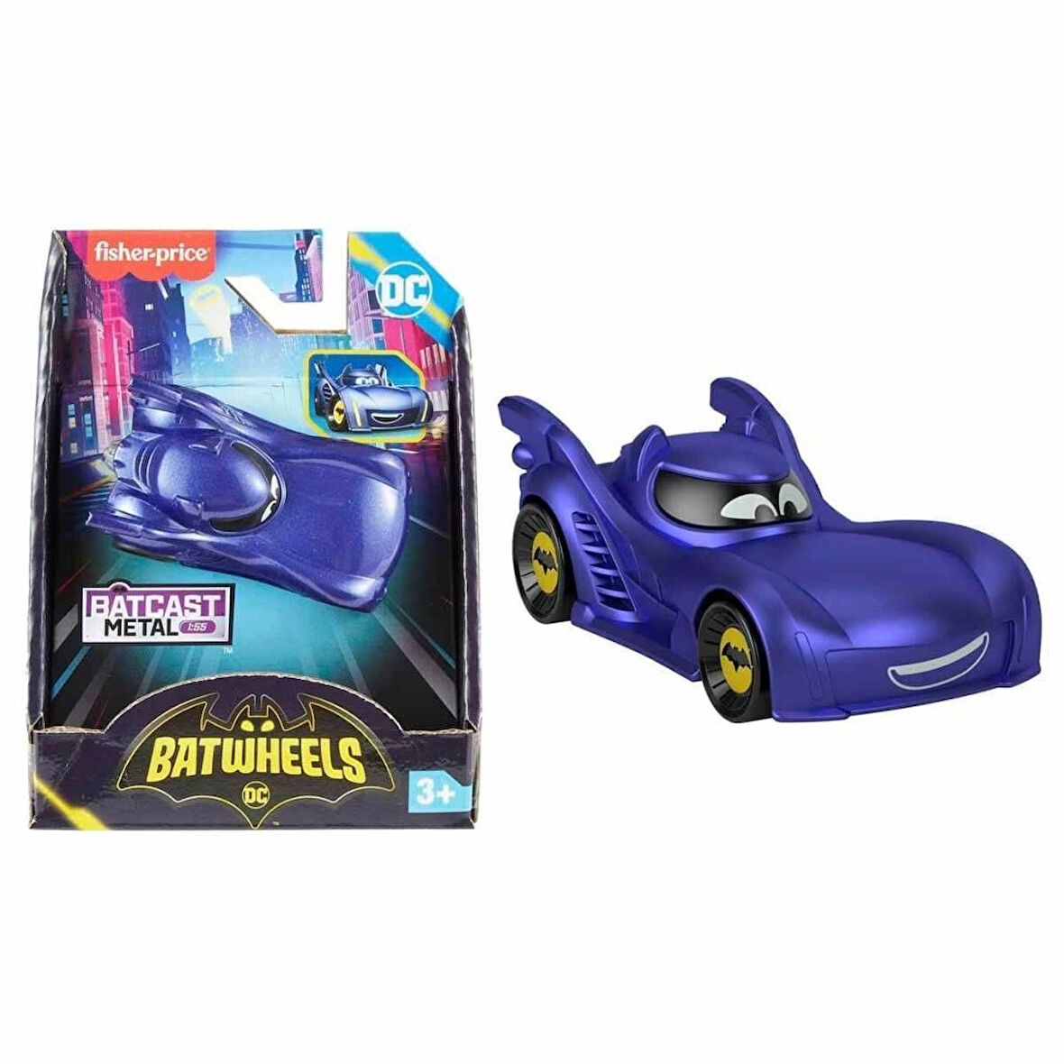 Çocuk HML12 Fisher-Price® Batwheels™ Bam Batmobile™