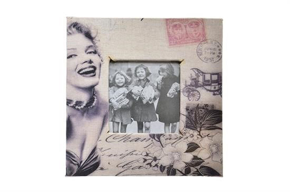  Decotown Marilyn Monroe Tasarım Ahşap Resim Fotoğraf Çerçevesi