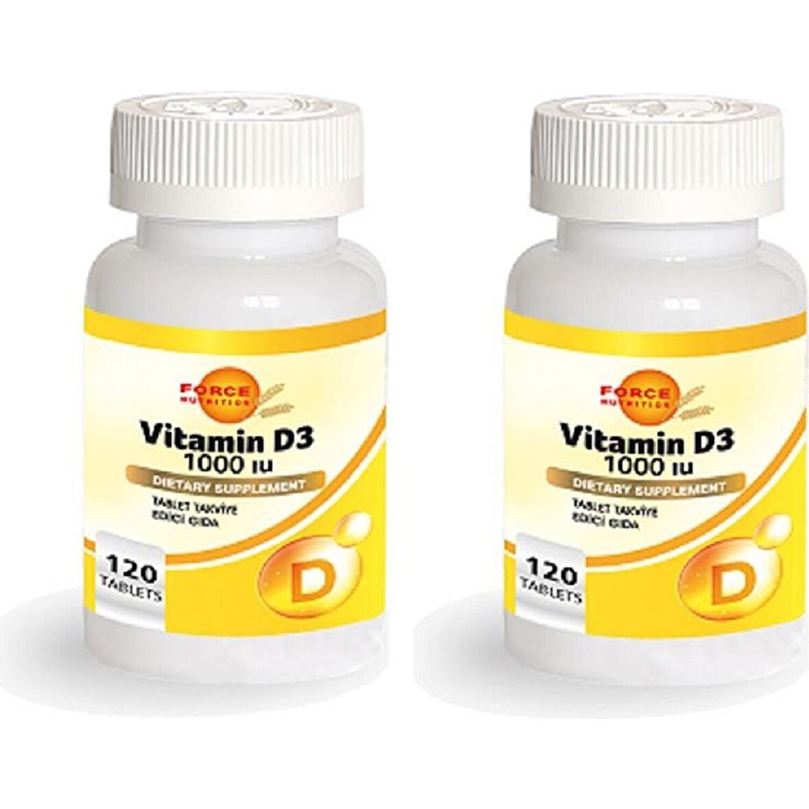 Vitamin D3 1000 Iu 120 Tablet 2 Kutu