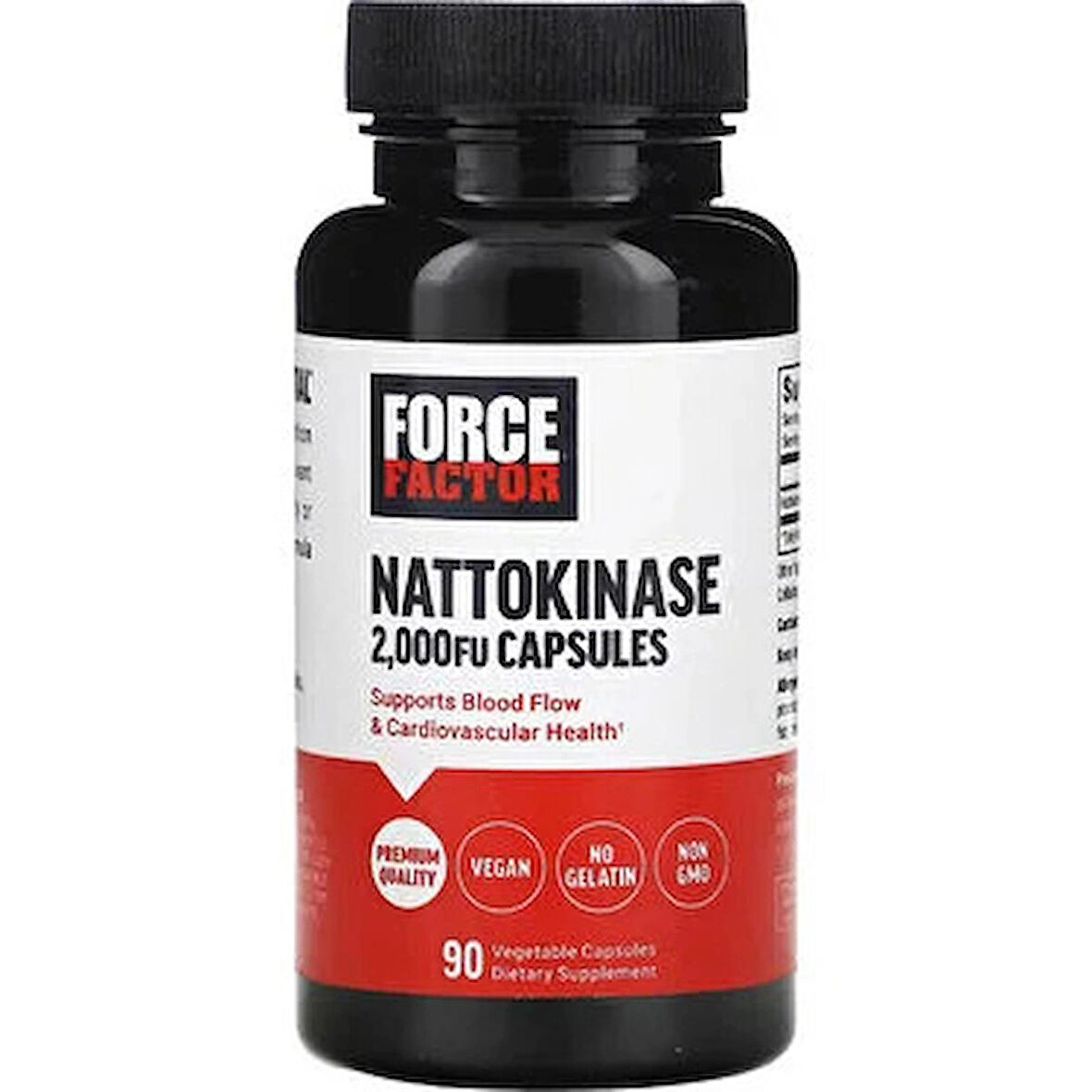 Force Factor Nattokinase 2,000 Fu 90 Vegetable Capsules