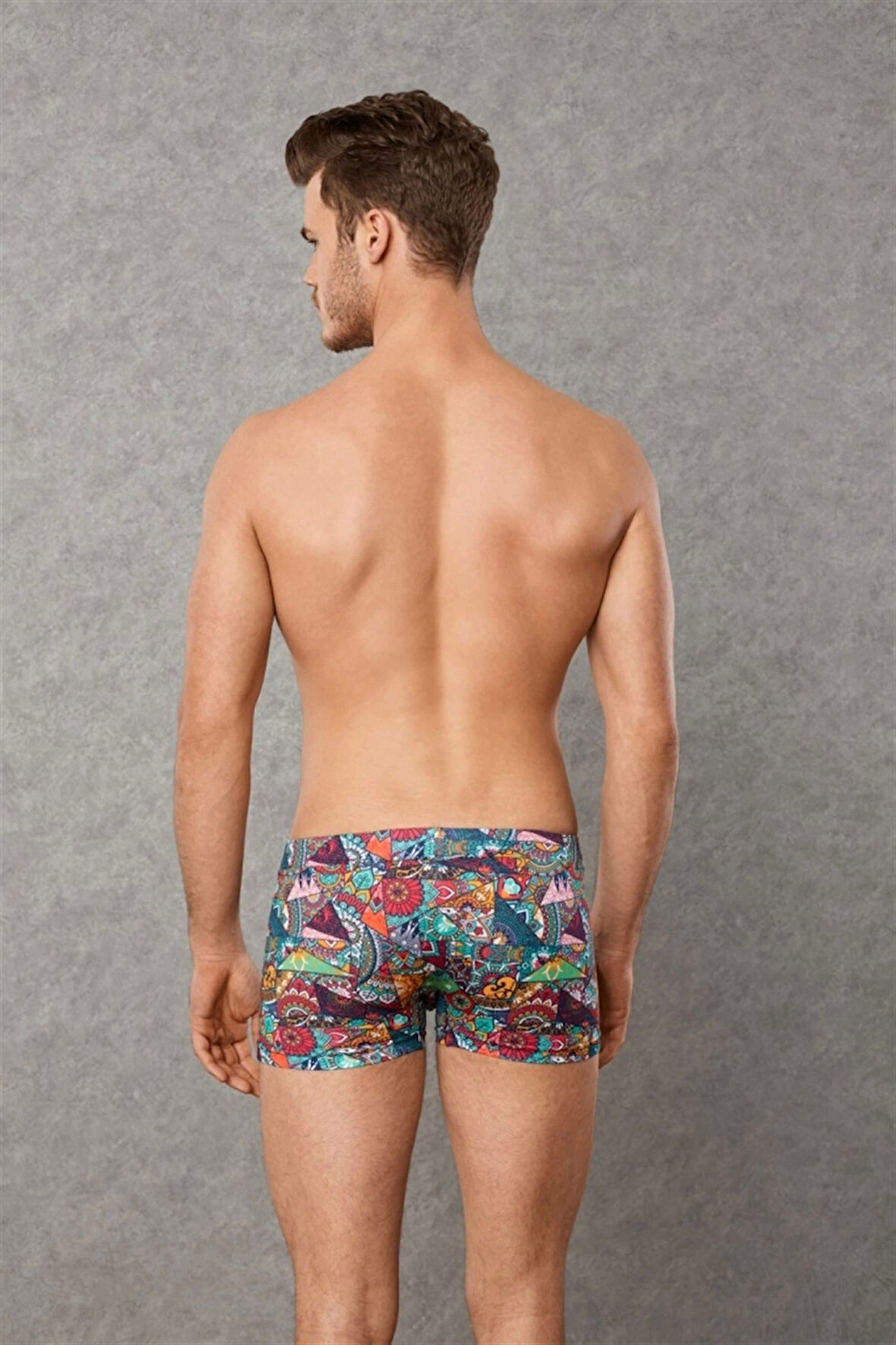 Patchwork, Desenli Erkek Boxer 1807