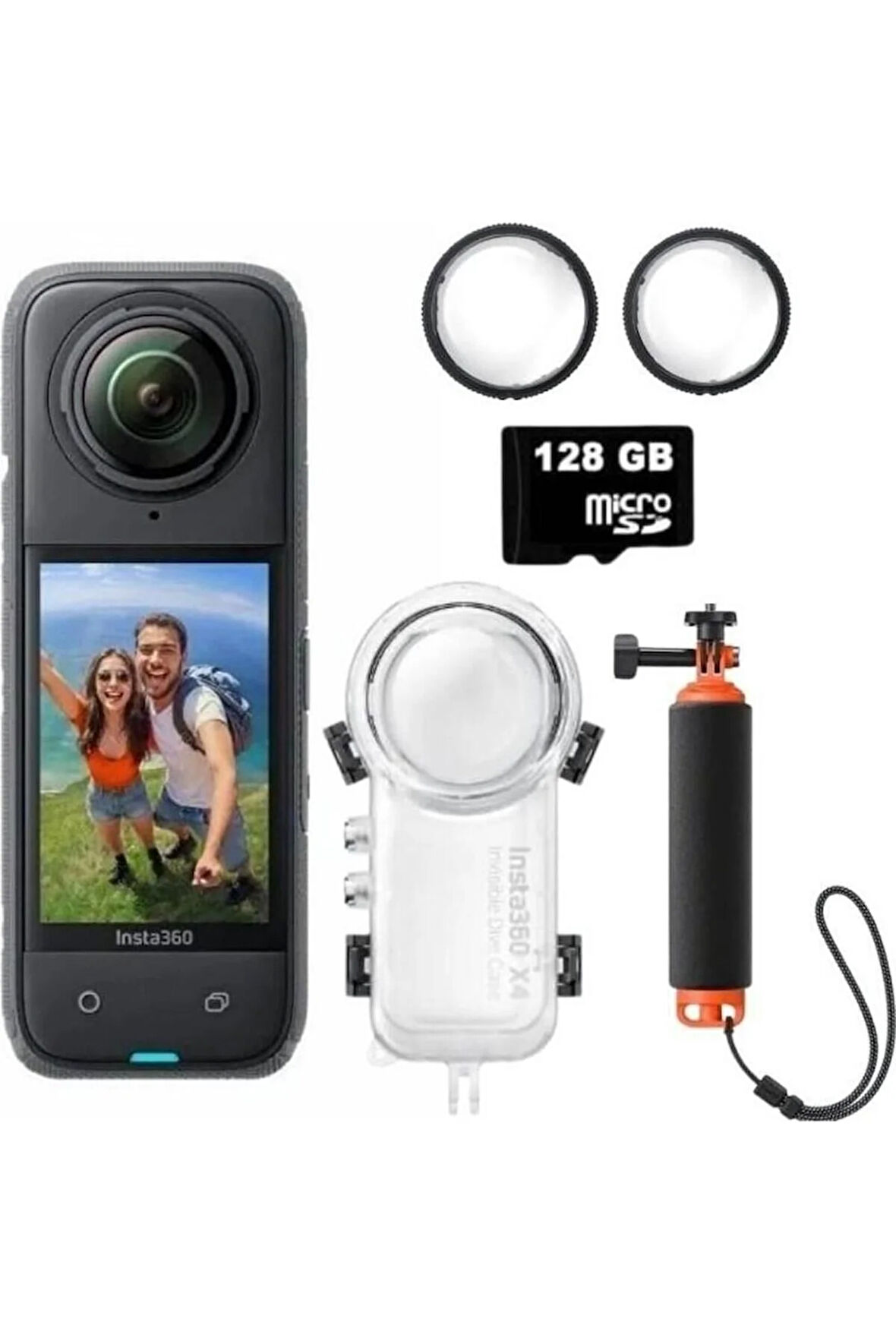 X4 Aksiyon Kamerası - Görünmez Dalış Kiti