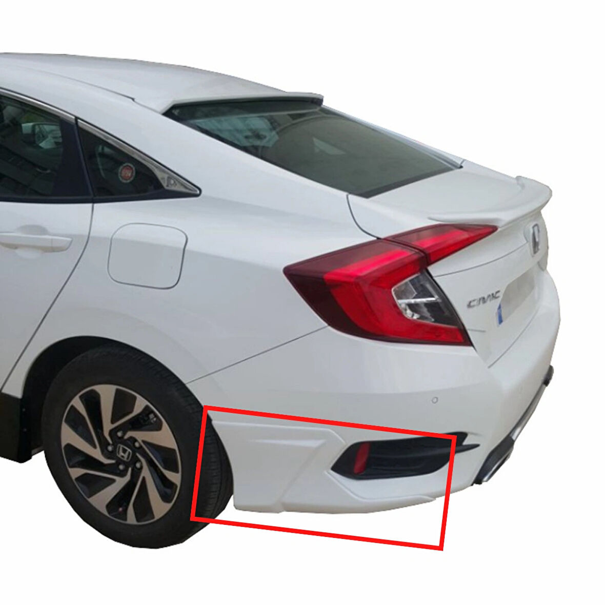 HONDA FC5 2015-2018 ARKA TAMPON FLAP (( BOYASIZ ))