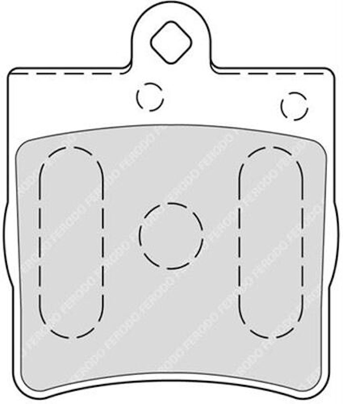 Ferodo FDB1311 Fren Balatası Arka W202 95-00 S202 96-00 W203 00-07 Cl203 08-11 W210 95-00 R170 96-00 R171 04-10 051126300AA