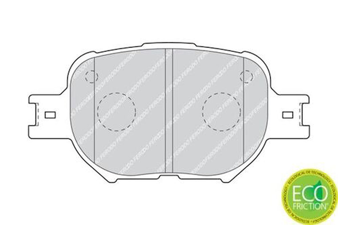 Ferodo FDB1528 Fren Balatası Ön Toyota Corolla 2001-2007 Verso 2001-2003 0446513030