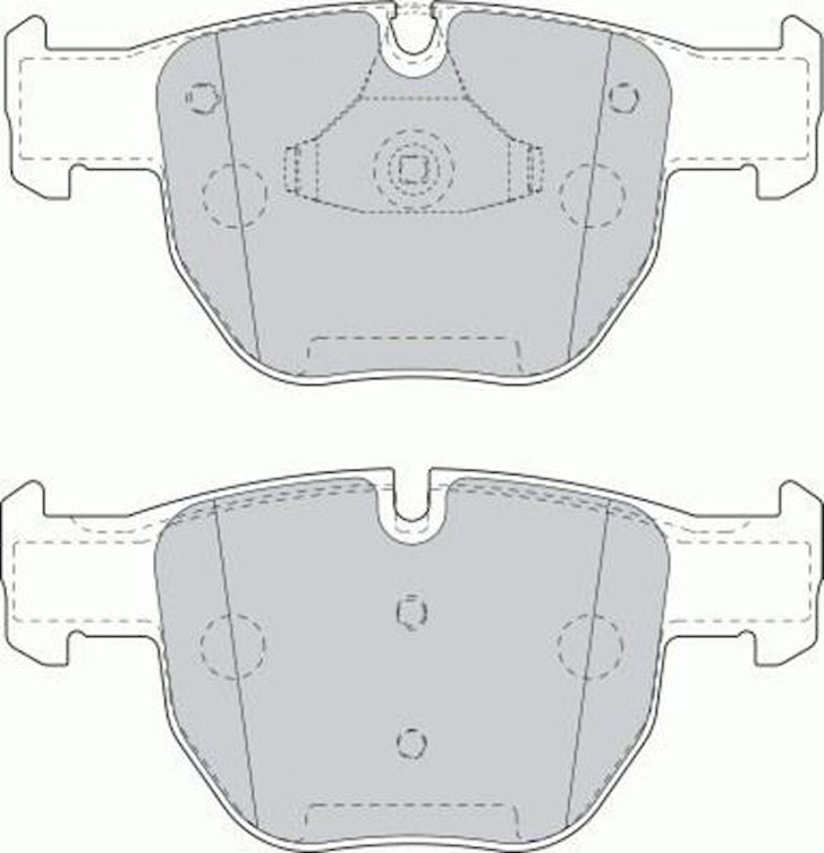 Ferodo FDB1597 Fren Balatası Ön Range Rover 02-08 13532248152