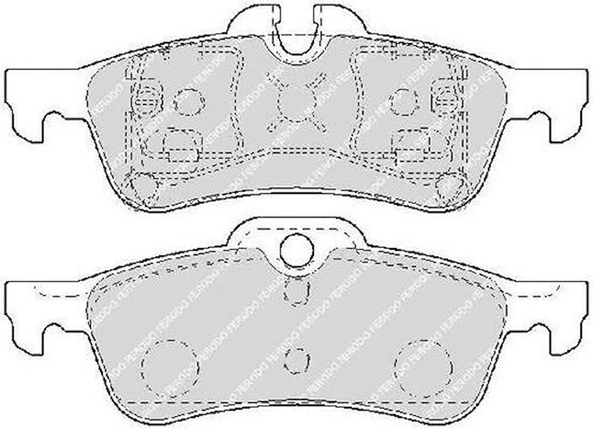 Ferodo FDB1676 Arka Balata Mini R50 R53 R51 34211503077