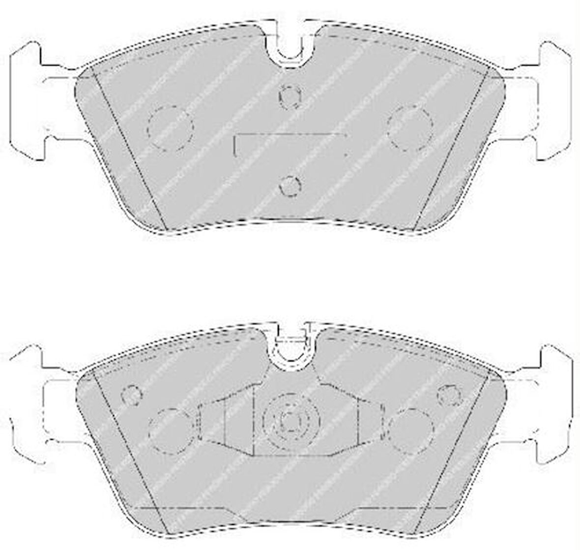 Ferodo FDB1751 Ön Fren Balatası BMW E90 E86 34116767149