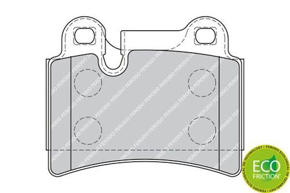Ferodo FDB1878 Arka Fren Balatası Touareg 7La.7L6.7L7 3.2 V6 3.6 V6 FSI 4.2 V8 2.5TDI R5 3.0TDI V6 10 02-16 7L6698451B