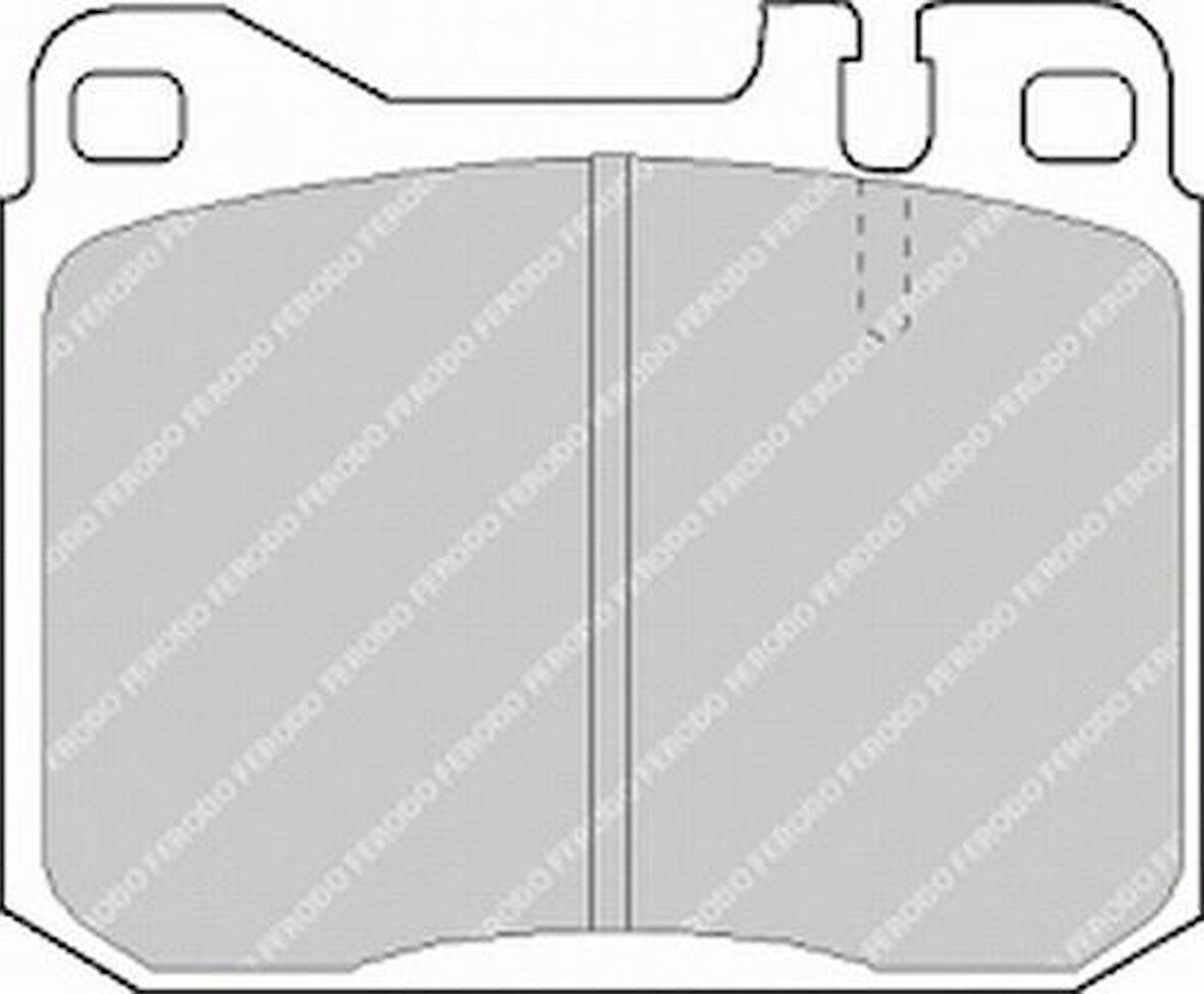 Ferodo FDB243 Fren Balatası Ön W123 80-85 C123 77-85 W126 85-91 C126 85-91 Renault 107 80-84 06D117070
