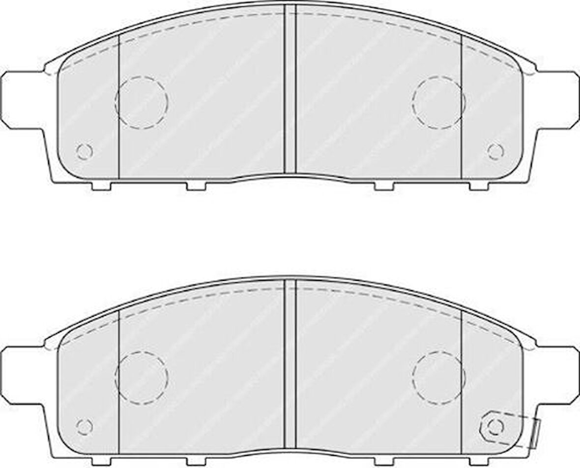 Ferodo FDB4023 Ön Fren Balatası Mitsubishi L200 2.5 D 4x4 2006-2012 Pajero 2008-L200 2.4 2015-Fiat Fullback 15- 1634660781
