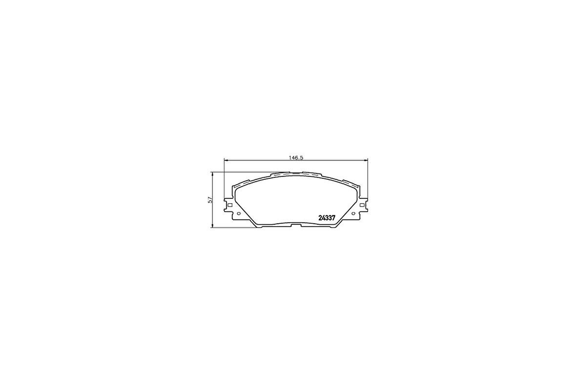 Ferodo FDB4136 Ön Fren Balatası Toyota RAV4 06-11 Corolla Auris 1.33 1.4 1.6 2006- 04465-02230