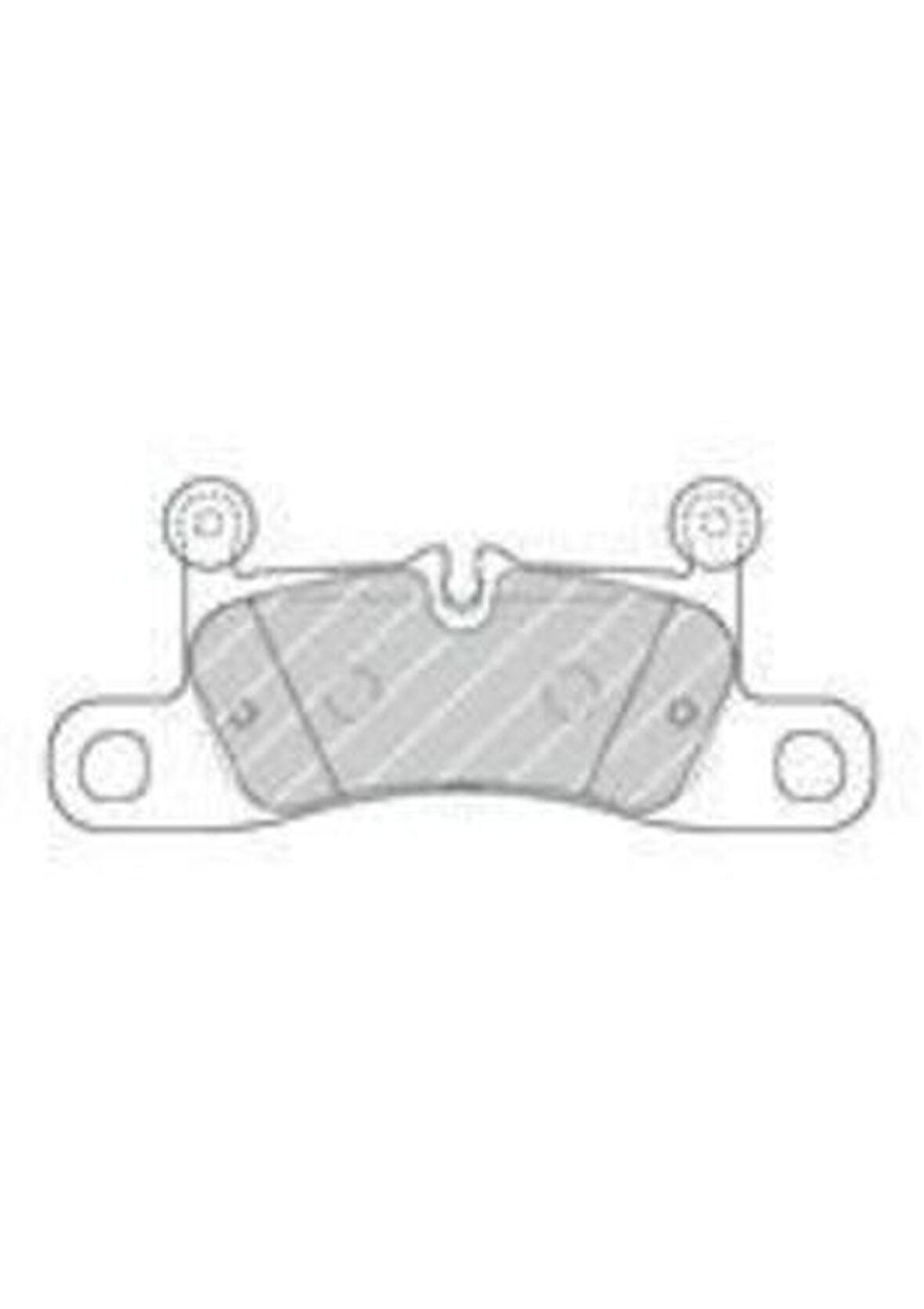 Ferodo FDB4424 Arka Fren Balatası Touareg 7P5 3.6 V6 FSI 3.0V6 TSI Hybrid 4.2V8 FSI 3.0 V6 TDI 4.2 V8 TDI 01 10- 7P0698451