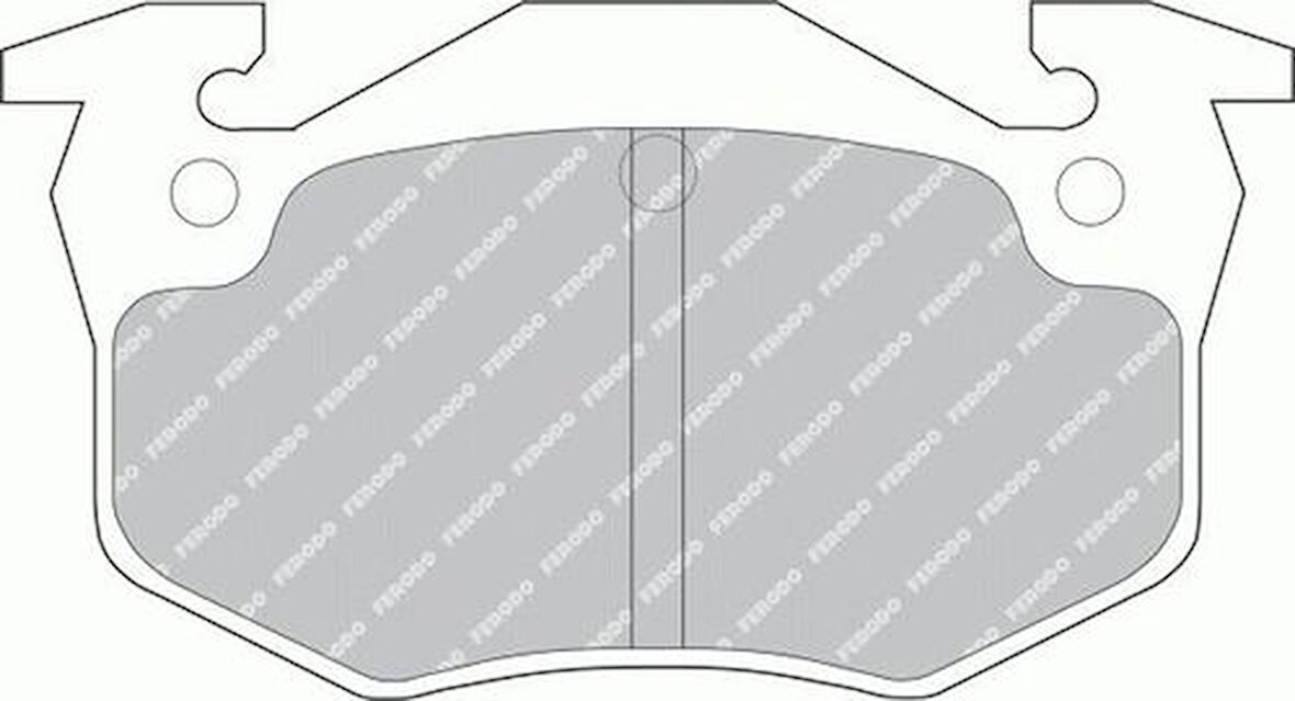Ferodo FDB558 Arka Fren Balatası Renault 9 Renault 11 Renault 19 Clio I II Megane I Symbol Saxo Xsara P306 P309 1.6 1.8 2.1 172201