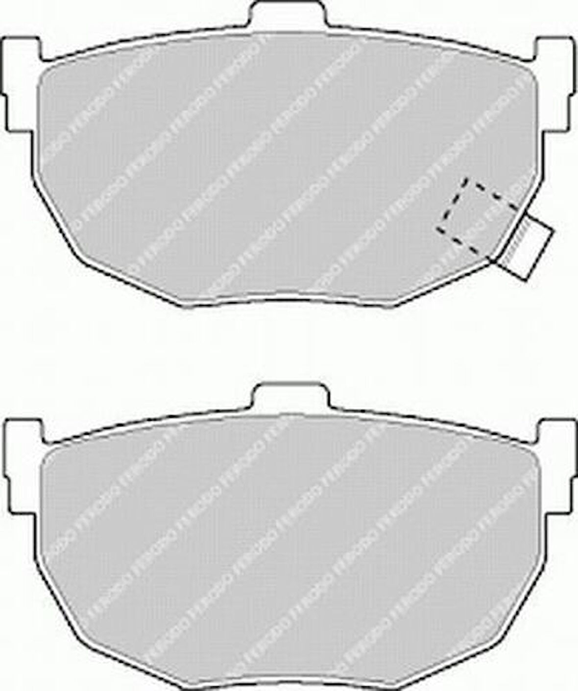Ferodo FDB638 Arka Fren Balatası Hyundai Elantra 1996-2006 Kia Cerato 2004- 31351094555
