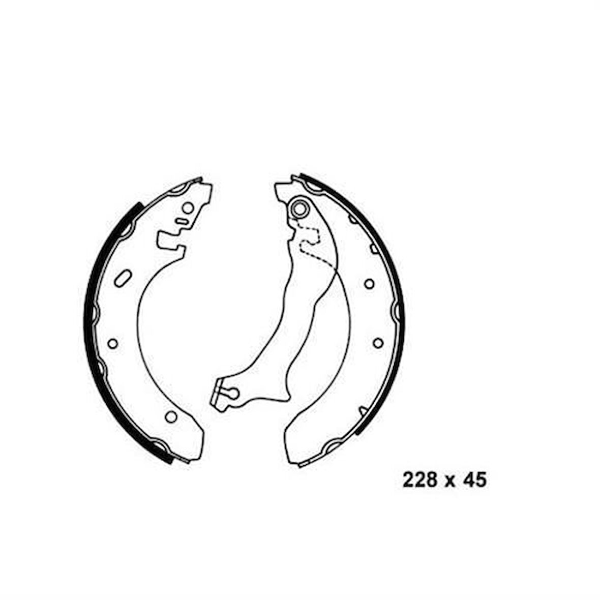Ferodo FSB422 Kampana Balata Mondeo I-II 6710016