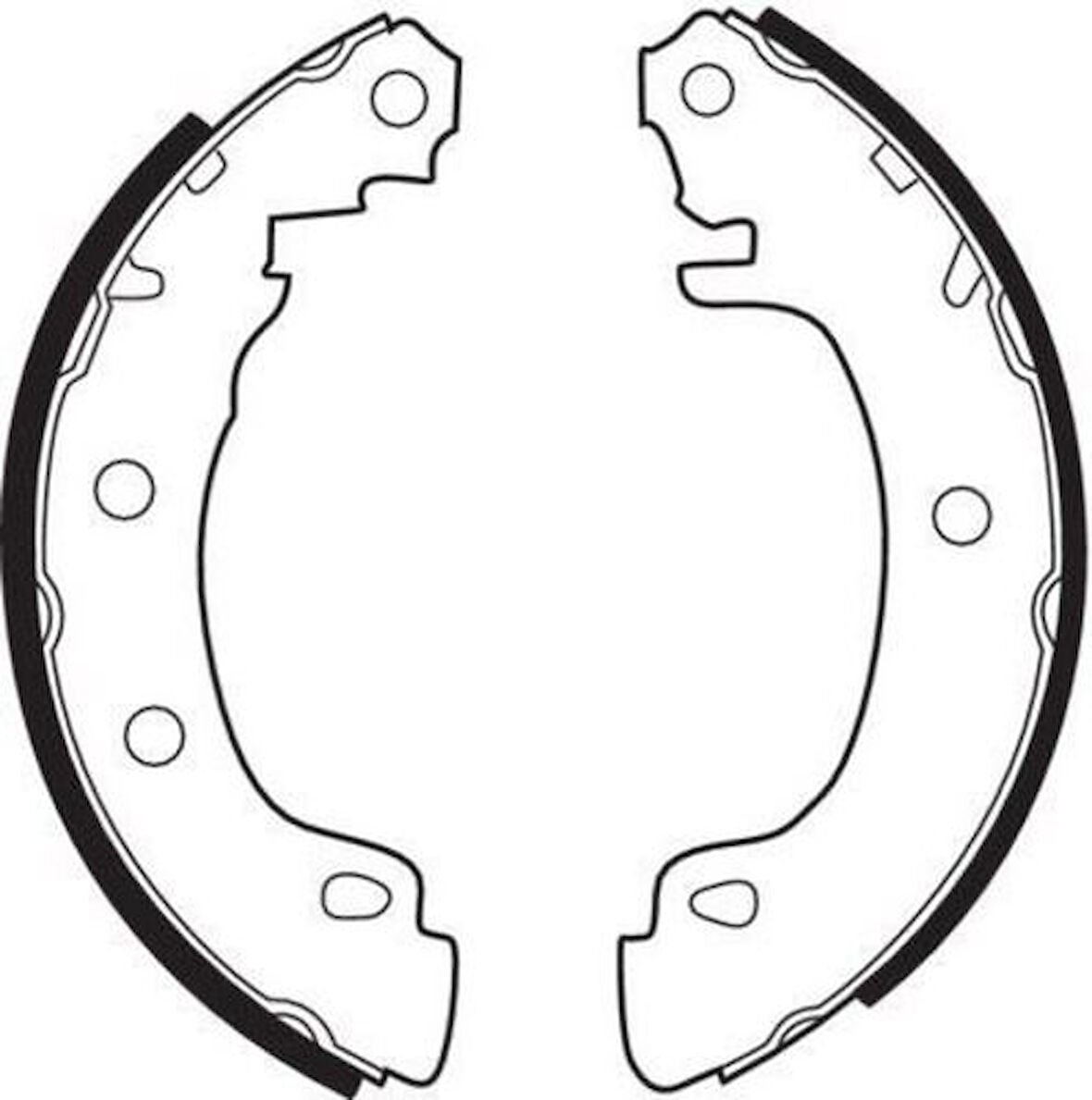 Ferodo Fsb544 Arka Fren Balatası Pabuc Megane I 96>02