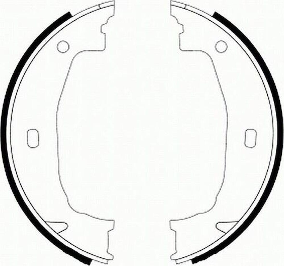 Ferodo FSB592 El Fren Balatası BMW F20 F21 E81 E87 E88 E82 F22 F23 F87 E45 34212213310
