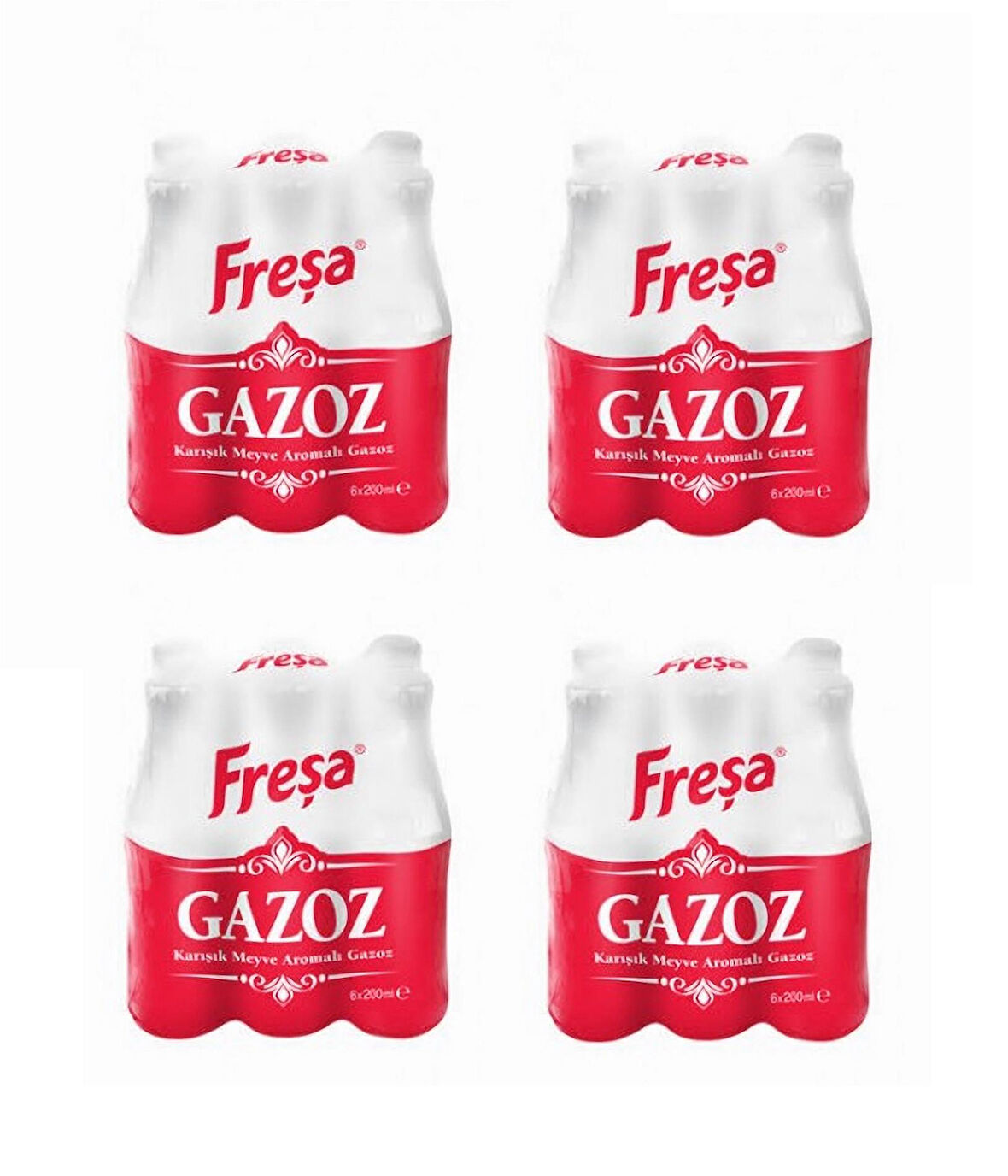 Freşa Karışık Meyve Aromalı Gazoz 200 Ml X 24 Adet