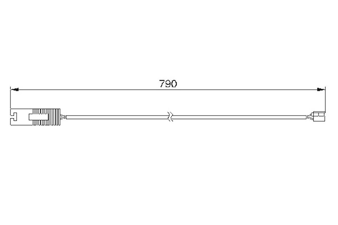 Disk balata ikaz kablosu, arka, 790 mm--1987474926--3-Serie