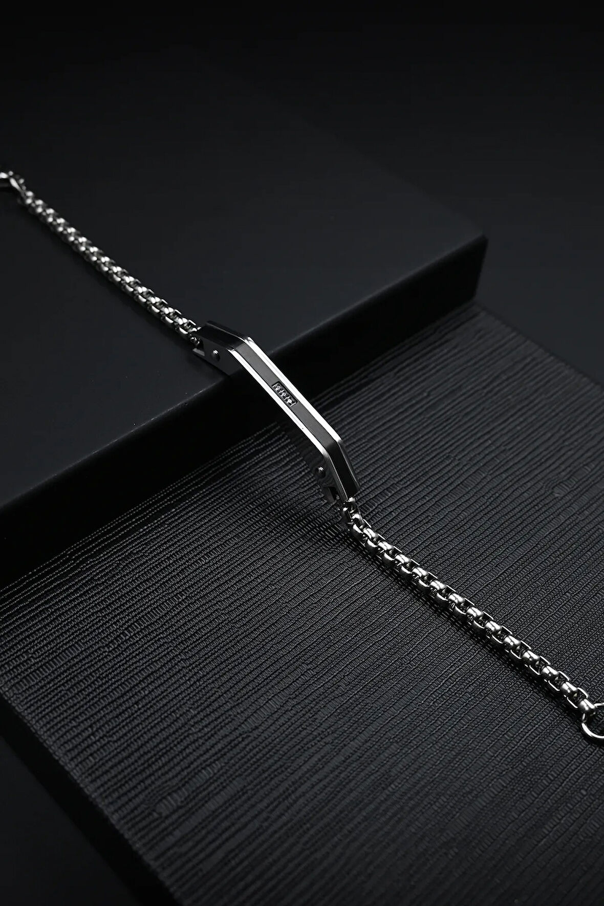 Gümüş Çelik Erkek Bileklik FRJ10003A-L