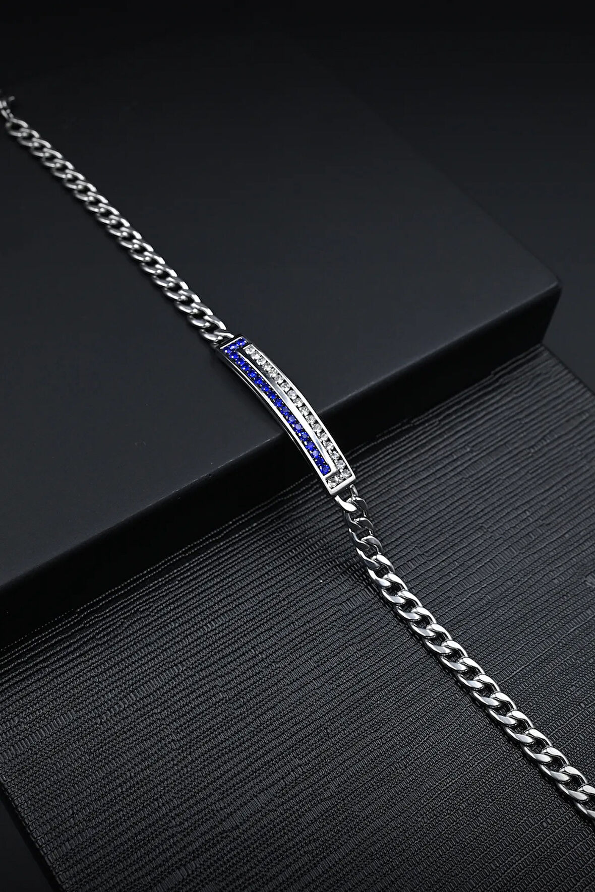 Gümüş Çelik Erkek Bileklik FRJ10018A-J