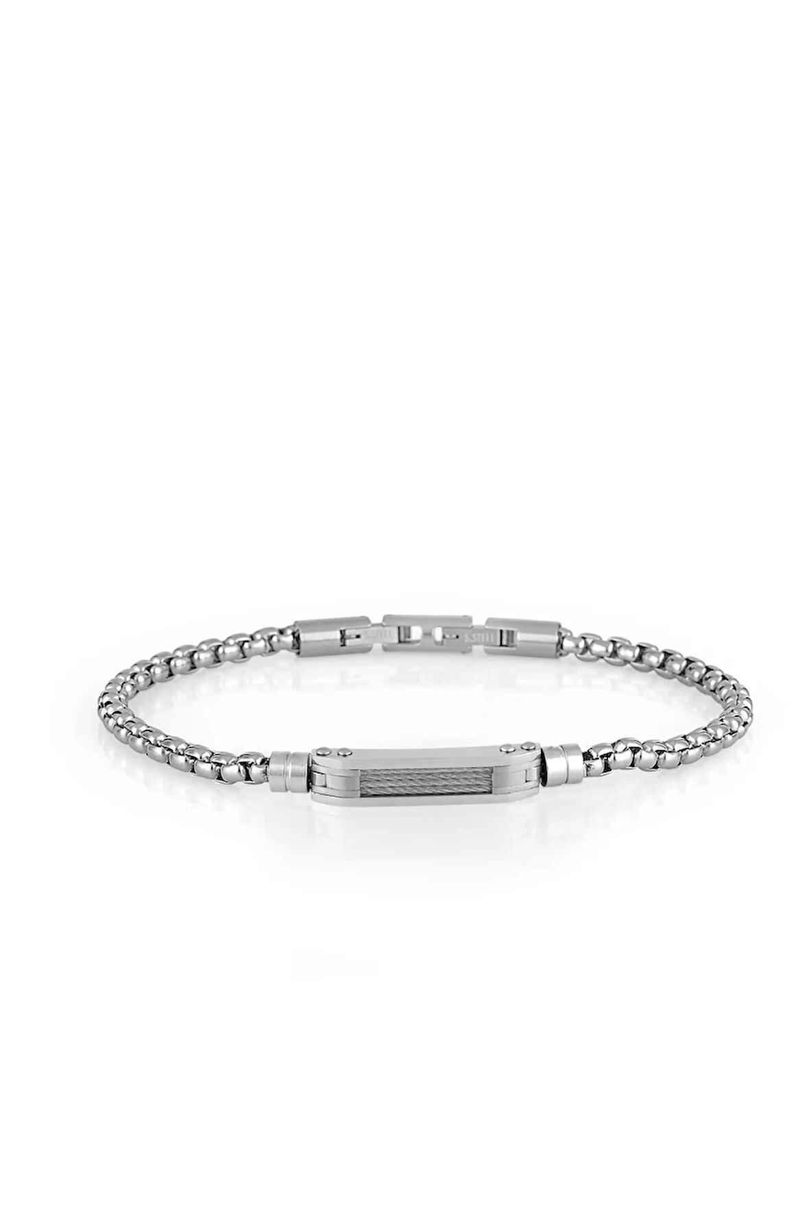 Gümüş Çelik Erkek Bileklik FRJ10019A-D