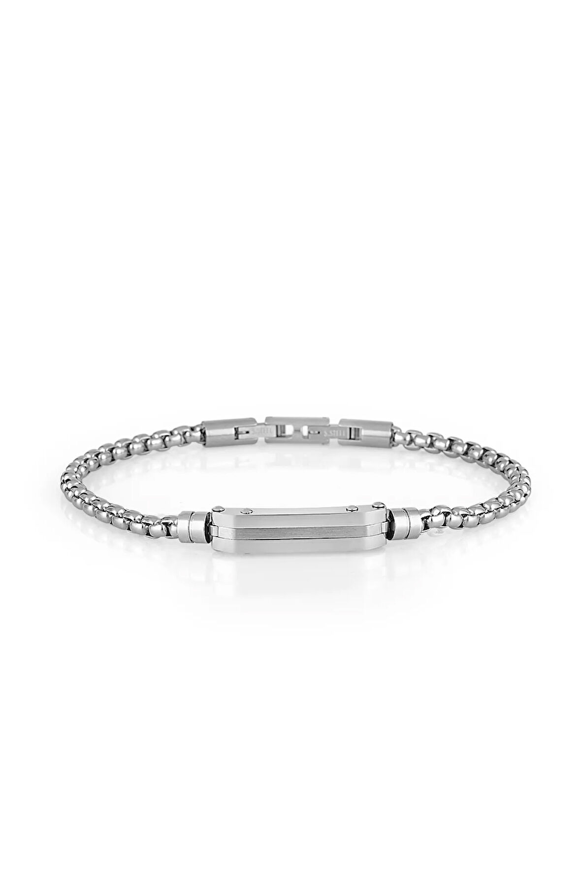 Gümüş Çelik Erkek Bileklik FRJ10020A-J
