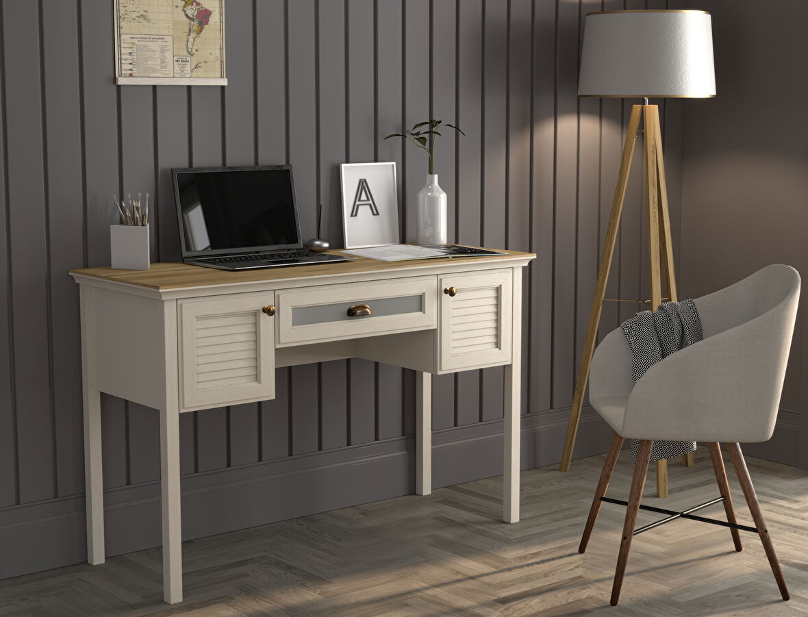 Hunerika Selina Premium Panjur Kapaklı Çalışma Masası- Minifiks - aytaşı/legnano
