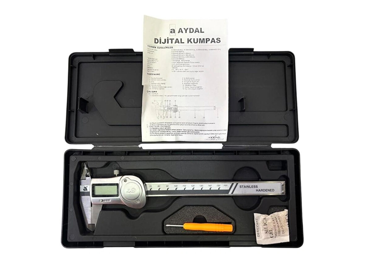 SU GEÇİRMEZ 150MM DİJİTAL KUMPAS IP67