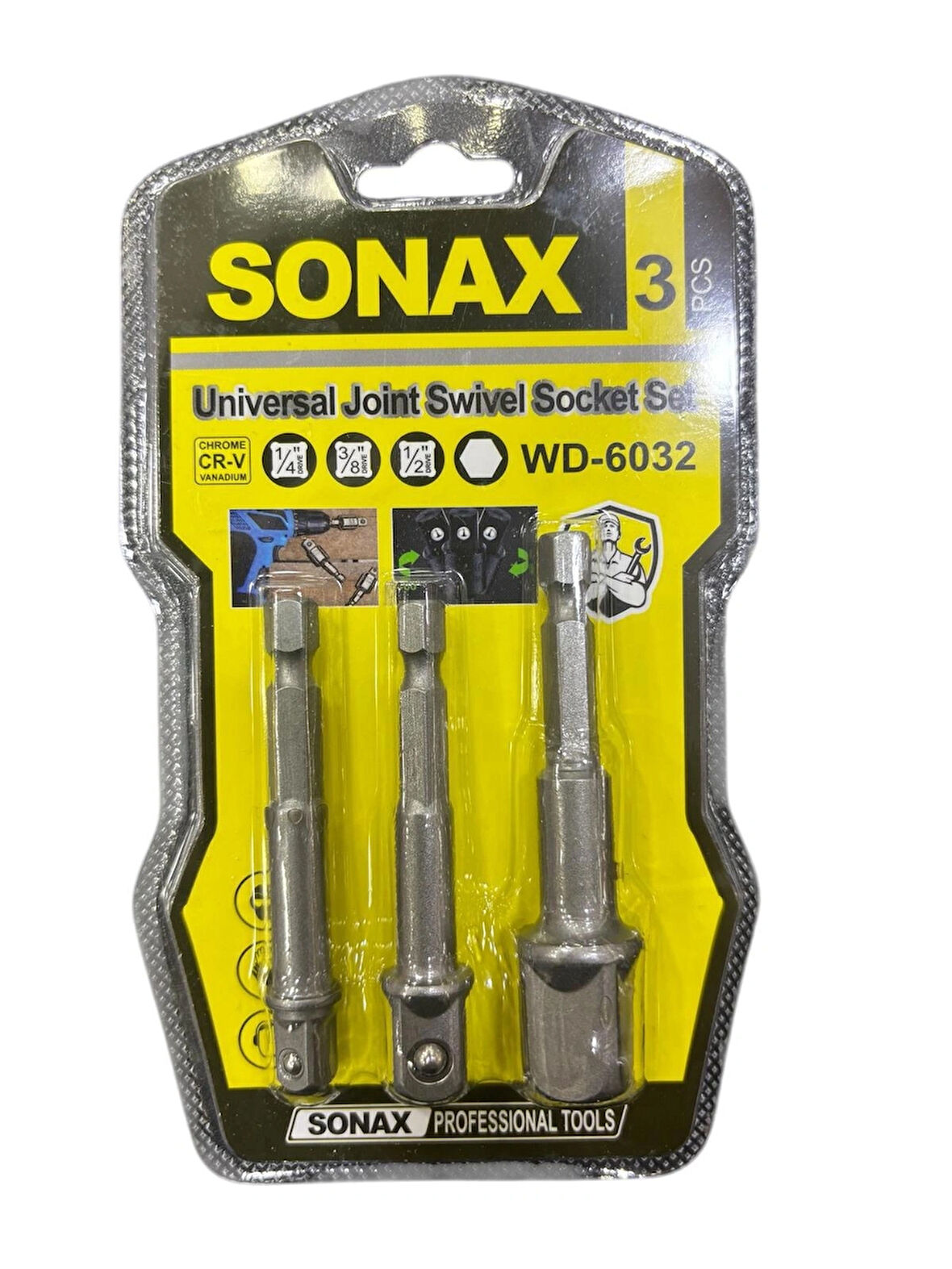 Hex Lokma Adaptör Seti 3lü