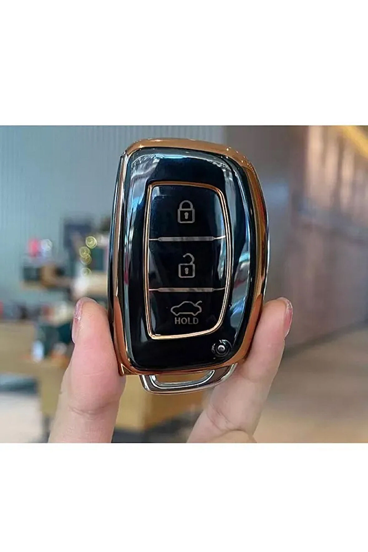 Hyundai Elantra Ix35 Tucson I10 I20 I30 I40 Ix35 Lüx Anahtar Koruma Kılıfı Siyah 2.resime Bakınız