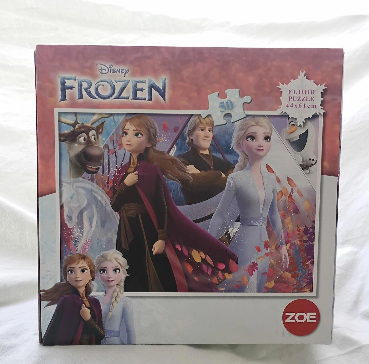 Karlar Prensesi Frozen 50 Parça Büyük Boy Yap-Boz Puzzle Zoe