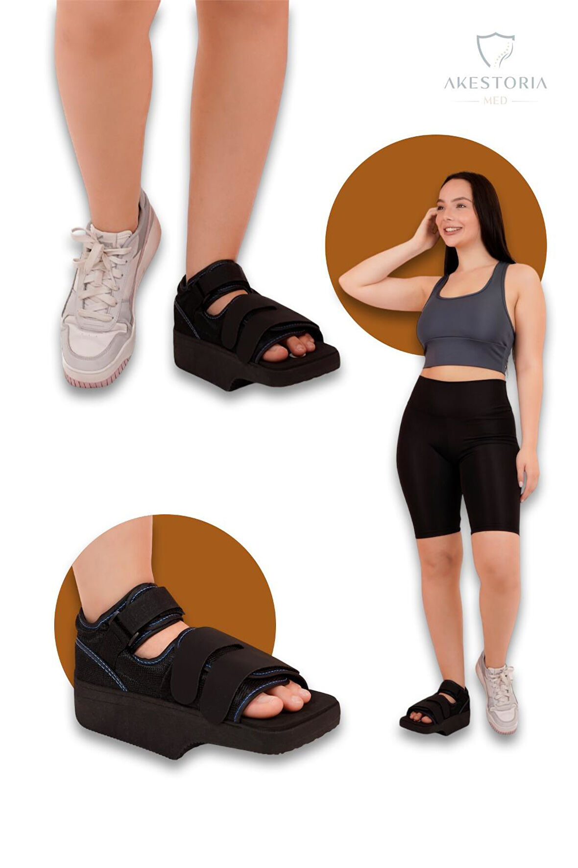 Halluks Valgus Ayakkabısı Amaliyat sonrası Ayakkabı Sağ Ve Sol Kullanılabilir Tek Parçalı FS-007