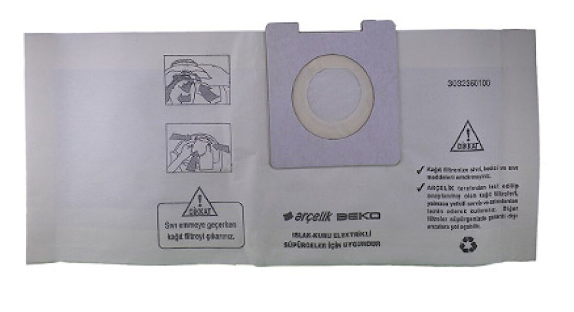 Magic Bags | Beko BKS9730-9740-9750- Arçelik S6910-6920-6930-TT930- Süpürge Toz Torbası (10 Adet)