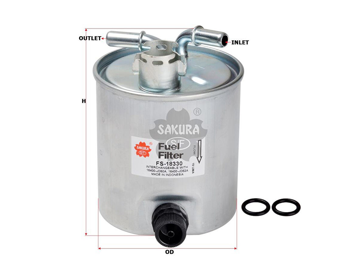 Mazot Filtresi Qashqai 2007- 1.5 Dci / X-trail 2007- 2.0