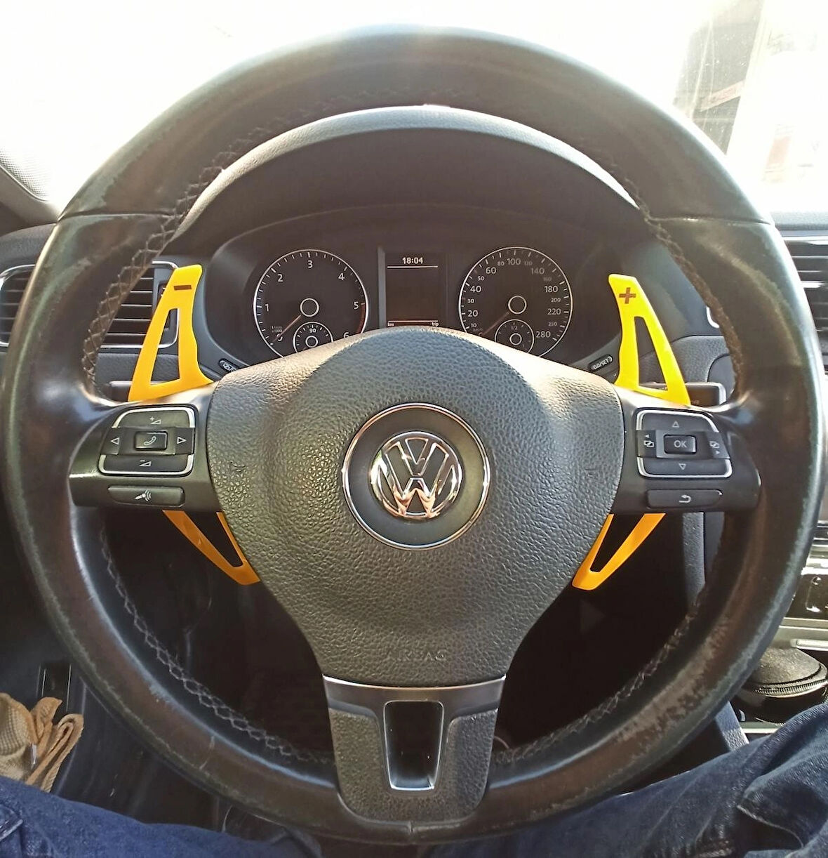 Citroen C3 Picasso F1 Kulakçık Pedal Shift Sarı Pleksi FS