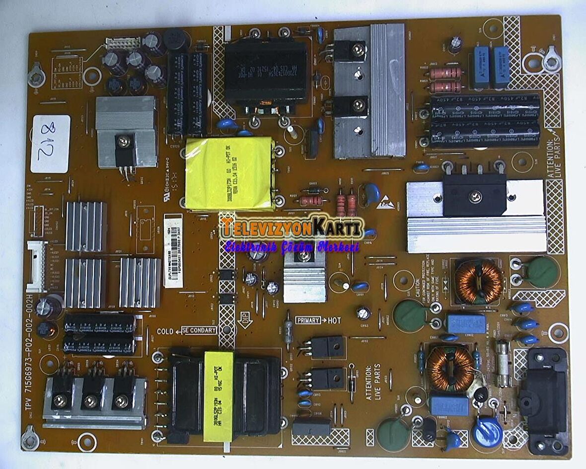 715G6973-P02-002-002H, PLTVEW401XAS6, FSP550401, PHILIPS 55PUK6400/12, Power Board, Besleme, TPT550J1-QVN03.U