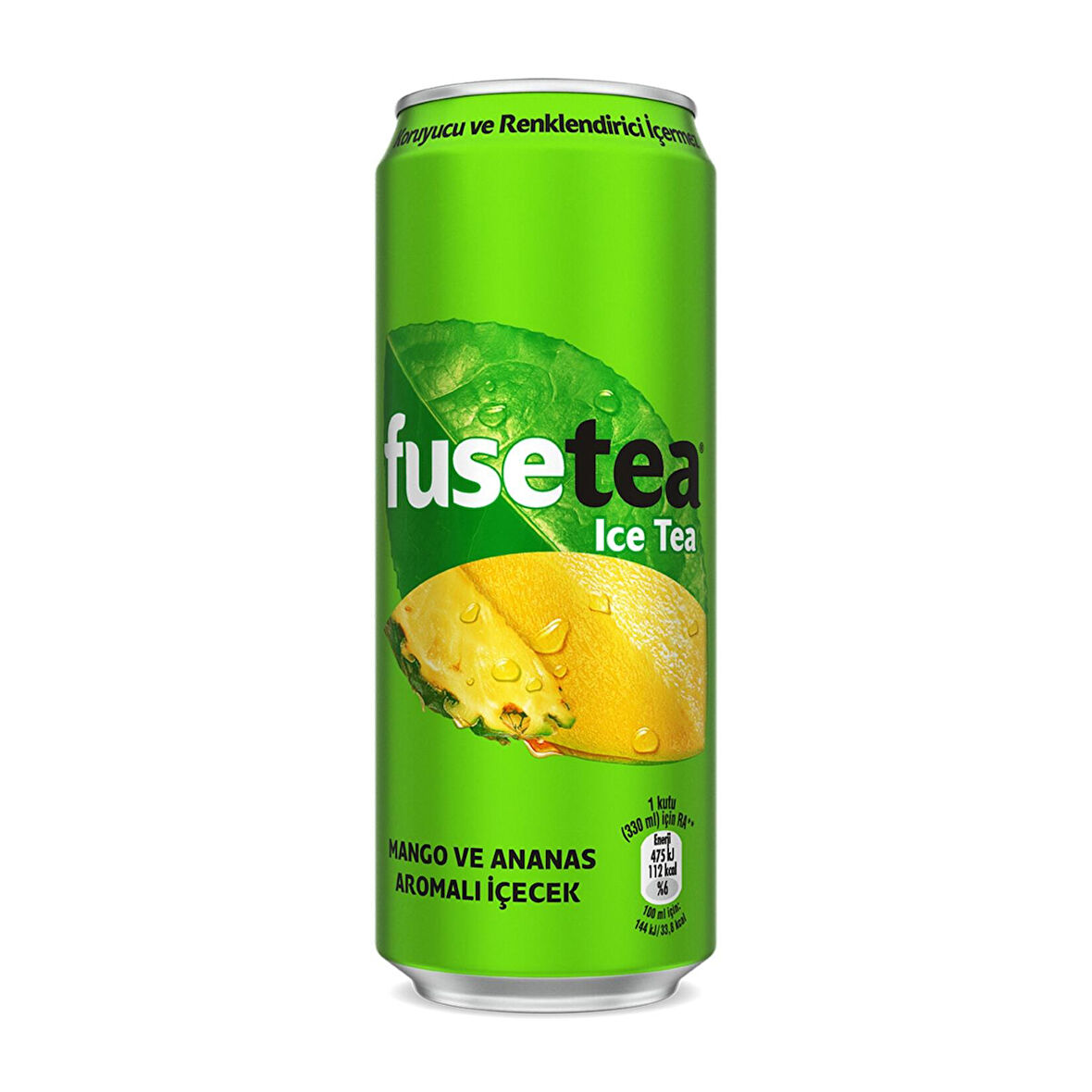 Fuse Tea Mango Ve Ananas Aromalı Soğuk Çay 330 Ml