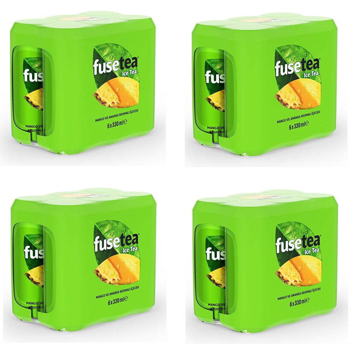 Fuse Tea Mango Ve Ananas Aromalı Soğuk Çay 330 Ml X 24 Adet