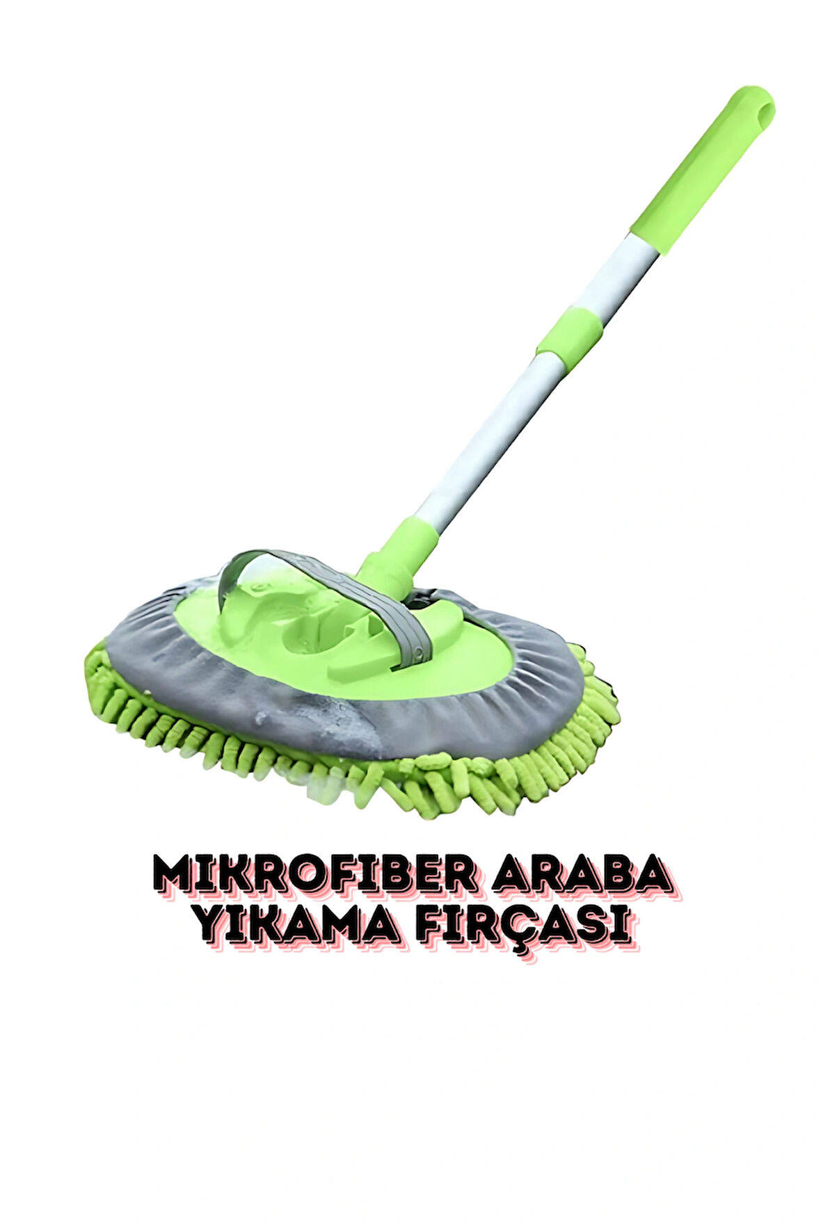 Çok Fonksiyonlu 2si 1 Arada Kaymaz Mikrofiber Araba Yıkama Fırçası