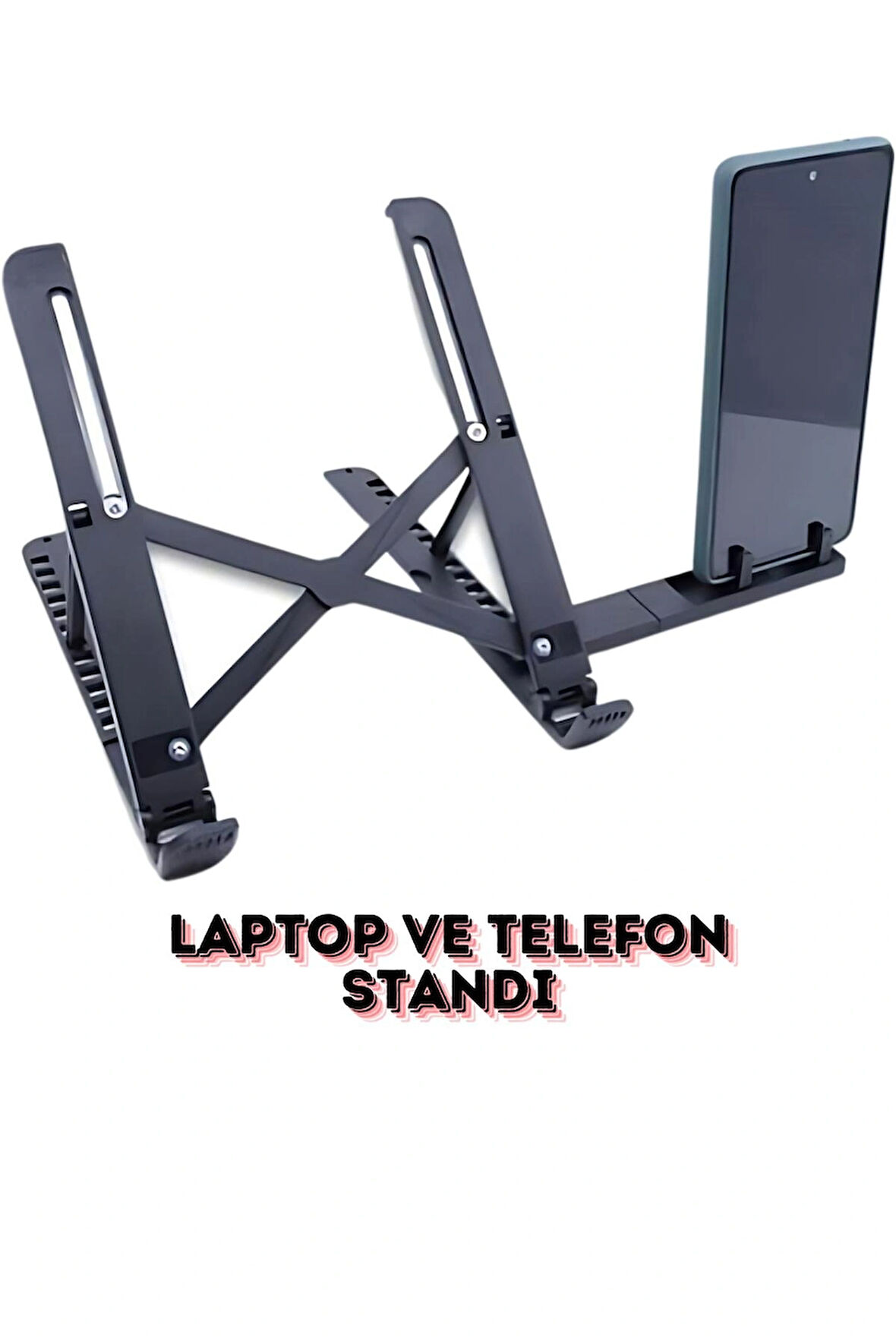 Katlanabilir Ergonomik Pratik Entegre Telefon Tutucu Laptop Telefon Standı