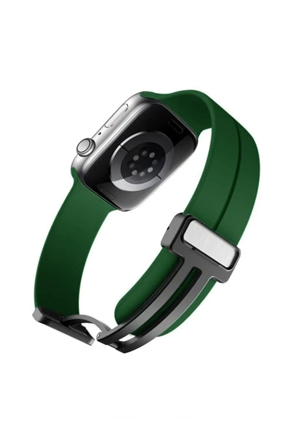 Yesil Silikon 44 mm Saat Kordonu FSWMTK-Y